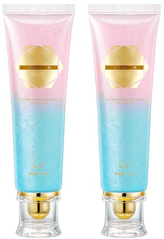 Body Accel Zahnpasta, Body Accel Niacinamide Whitening Zahnpasta, Nicotinamid Zahnpasta, frischer Atem, Komplettpflege, Zahnflecken entfernen (2pcs)