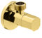 Gold Eckventil Kupfer Gold Heiß- und Kaltwasser Allgemeines Ventil Ventil NPT 1/2 Einlass x 3/8 Auslass 1/4 Vierteldrehung Griff Eckabsperrventil Küche Bad WC Wasserstopp Ventil