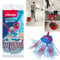 SuperMocio 3Action XL Mop Replacement Head Microfibre SuperMocio 3 Action Mop Head Replacements Fits All SuperMocio Mops Blue 6 Pack