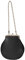 Umhängetasche für Damen, koreanisches PU-Leder, kleine Abendtasche mit Perlenkette und Crossbody-Gurt, elegante Schulter-Handtasche, Kuss-Lock-Geldbörse, Schwarz