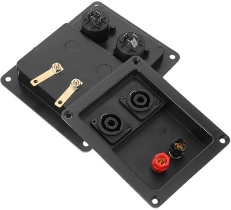 Gadpiparty 2stücke Lautsprecheranschlüsse Mit Flachstecker Subwoofer-anschlüsse Lautsprecherkabelverbinder Anschlussklemme Ersatz-lautsprecherboxfeder Trennbox Für Lautsprecherboxen