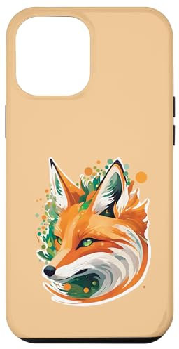 Carcasa para iPhone 12 Pro Max Zorro Mujer Niños Hombres Divertido Magic Animal Motivo 128