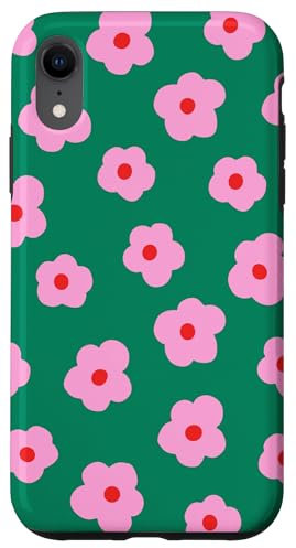 Retro Daisy Flowers Cute Aesthetic Floral Pattern Case for iPhone XR