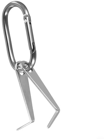 Honseadek Doorbell Battery Replacement Key Tool for Ring Video Doorbell - Compact Stainless Steel Doorbell Camera Maintenance Tool for Easy Battery Removal