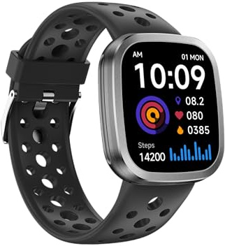 2026 Smartwatch mit EKG Gesundheitsuhr blυtdrυckmessυng ΒΙυtｚυcker ΒΙutdruck uhr 1.72Smart watch Schlaf/Apnoe-Monitor/Harnsäure/BMI,24H HRV/Herzfrequenz SPO₂ Bluetooth-Anrufe SOS-Ruf SMS-Erinnerungen
