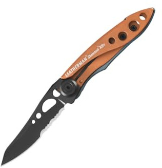 Leatherman Skeletool KBx, Aurora | Vielseitiges Kombi-Messer, integrierter Flaschenöffner, 420HC-Edelstahl