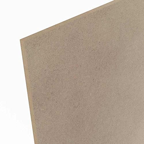 ExpressZuschnitt.de 6mm MDF Platte 100x100 cm Roh, Mitteldichte Faserplatten, Holzwerkstoff