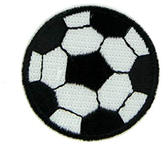Alsino Patches zum Aufbügeln Aufnäher Patch Aufbügel-Patch Jacke Shirt Hose Patches-Set, Variante wählen:PAT-129 Fußball