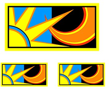 Valentino Rossi Aufkleber Sonne und Mond Vinyl Gelb fluoreszierend 2013 Neon