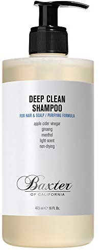 Baxter of California Deep Clean Shampoo – entgiftende und reinigende Haarreparatur – sulfatfrei – alle Haartypen – 473 ml
