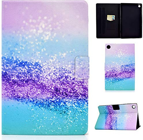 Funda para Huawei MatePad T10S T10 2020 Tableta Ligera Cuero de PU Lindo Soporte Antideslizante Funda para Billetera con Tapa con Huawei MatePad T 10S / T 10 Tarjetero (Color Arena)