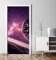 MyMaxxi - Tür bekleben mit Türtapete Türposter Türfolie Selbstklebend 90x200 Weltraum lila - Tür verschönern Türaufkleber Türklebefolie All Universum Kosmos rosa