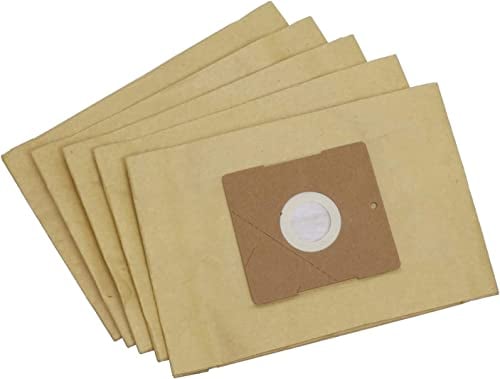 UTIZ Paquete de 5 bolsas de papel para aspiradora AmazonBasics VCB43B1-70EUK de 3,0 L, Daewoo RC105 Sanyo SC34A