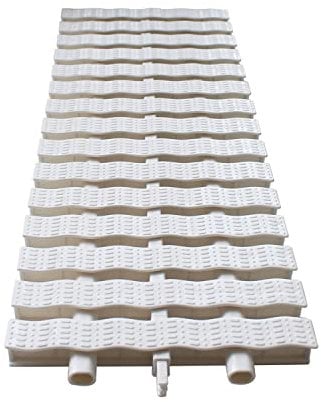 OemClima Rejilla rebosadero Piscina desbordante Transversal Rejilla desague terraza Canal de Drenaje canaleta Sauna Jardin (180mm x 1m)