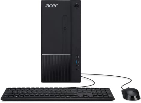 Acer Aspire TC-1750-UR11 Desktop | Intel Core i5-12400 6-Core Processor | 8GB 3200MHz DDR4 | 512GB NVMe M.2 SSD | 8X DVD | Intel Wireless Wi-Fi 6E AX211 | Bluetooth ooth 5.2 | Windows 11 Home