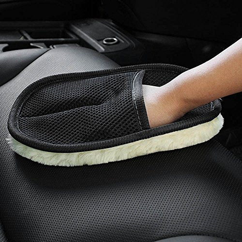 Auto Waschhandschuhe, Handschuh mit Reinigungsknete Mikrofase Auto Pflege Waschen Handschuhe Auto Mikrofaser Handschuh knethandschuh Autoreinigung Mikrofaser Handschuhe