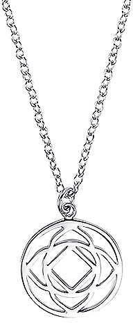 s.Oliver 2034181 Damen Collier Wurzel Chakra Silber 45 cm