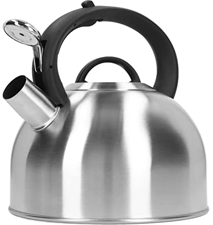 Bouilloire Sifflante, Bouilloire à thé, Bouilloire à thé Sifflante en Acier Inoxydable 3L Chauffage Rapide Boutons à une Touche Bouilloire Sifflante avec Poignée Isolée pour la Maison