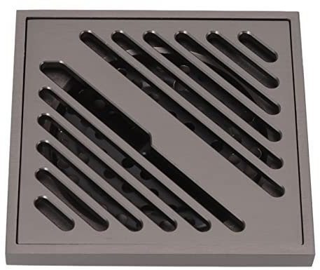 Quadratischer Duschbodenablauf, Versenkter Design-Badezimmer-Bodenablauf, Korrosionsbeständiger Edelstahl, Einfache Reinigung für Pool für Garage