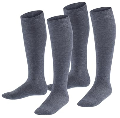 ESPRIT Unisex Kinder Foot Logo 2-Pack Kniestrümpfe Baumwolle atmungsaktiv