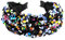 axy Breiter Haarreif mit Pailletten und Knoten Damen Haarreifen HR34PA (Bunt)