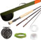 Shark Shooter Aventik Fliegenrute und Rolle Combo, Fliegenrute 4-teilig, 2,7 m mit leichtem Gewicht und starkem Rohling, schnelle Aktion, American Heritage Series (Größe: 4/5/6/7/8WT) (2,9 m LW8 4SEC)