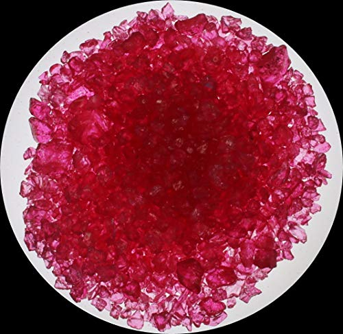 Beton-ABC Glassteine Glassbruch ROT 5 kg ca. 2-4 mm, Glassplitt Glas
