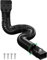 Estensione di scarico per grondaia, colore nero, estensioni per grondaia, flessibile, tubo di drenaggio dell'acqua piovana, estensibile da 47 cm a 147,3 cm, confezione da 1