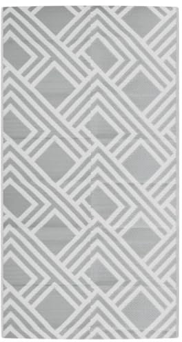 vidaXL Outdoor-Teppich Grau 80x150 cm PP