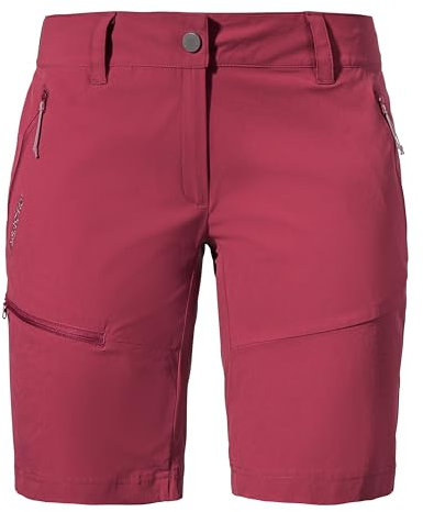 Schöffel Damen Shorts Toblach2 Bermudas, Merlot, 38 EU