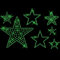Glitzerdeals Bügelbilder Karneval Strass Sterne Set A5 hellgrün Stern Aufbügler für Textilien Sterne Bügelmotiv für Textilien Strass Bügelbild