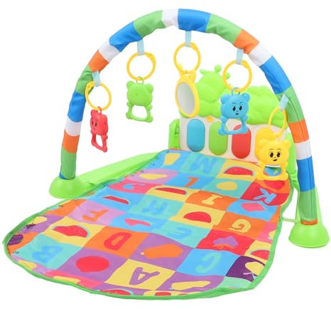 NOENNULL Baby-Gymnastik-Spielmatten, Spielmatte für Musikalische Aktivitäten, Baby-Klavier-Gymnastikmatte, Boden-Gymnastik-Spielgefährte für Babys, Bauchzeit, Babymatten-Spielzeug für