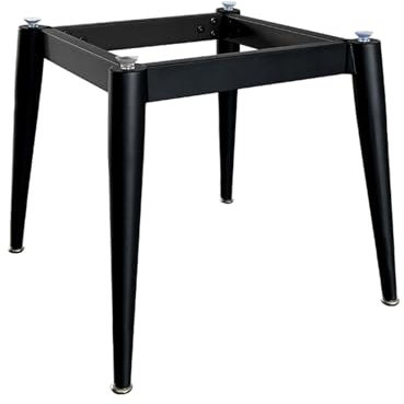 Pieds De Table À Manger Réglables en Métal avec Ventouses Pieds De Table À Thé Carrés Robustes pour Tables D'appoint Bureaux Tables De Jardin(35x35x50cm)