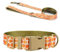 GMBYLBY Hundehalsband Leine Set Dekoratives Druckhalsband Zum Laufen Und Schwimmen Für Kleine Und Große Hunde Leine