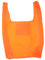GLEAVI Bolsa De Compras Portátil Pequeña Utilitaria Plegable Lisa Reutilizable De Viaje Para Mujer De Lona ​​Color Naranja
