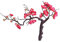 Itkcozcg Fleurs de prunier artificielles en soie pour festival, maison, table, chambre, hôtel, décoration de mariage, fleurs de prunier artificielles