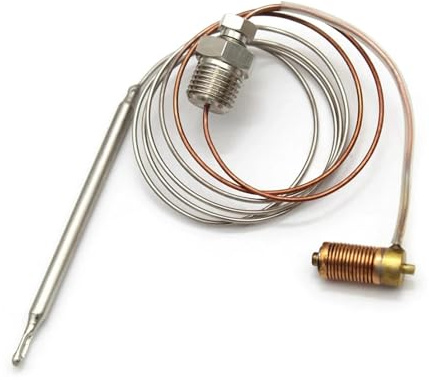 VNJUGF Gas Friteuse Temperatur Control Sensor Ventil Zubehör 120-200 ° c Bereich Sensor Sonde Thermostat Thermoelement Stange 710 wanglan