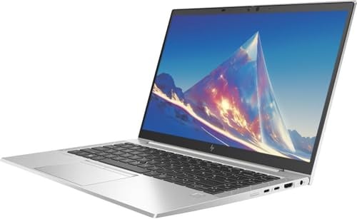 HP EliteBook 840 G7 Ordinateur Portable, 14 FHD(1920x1080) PC, Intel Core i5-10310U, 8 Go RAM, 512 Go SSD, US QWERTY Clavier, Win11 Pro (Renouvelé)