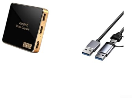 4K 60Hz Video Capture Card for Nintendo For Switch and For PS5 Supporting Full Resolution Input and Output Loop (4K)