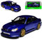 Subaru Impreza WRX STI Limousine Blau 2005-2007 GD F-G 1/24 Welly Modell Auto mit individiuellem Wunschkennzeichen