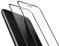 TECHKUN [2 Piezas] Cristal Templado para iPhone 6 / 6s / 7/8, Cubierta Completa Vidrio Templado 9H Protector Pantalla Premium, Anti-Huella Digital, Anti-Burbujas(Negro)