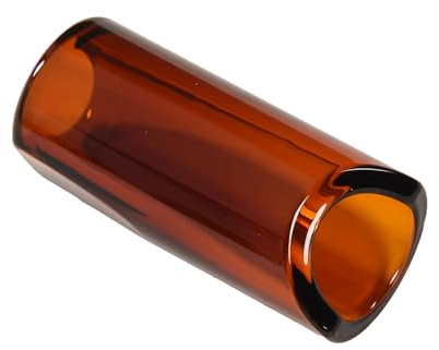 The Rock Slide Amber Glass Slide - Medium