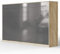 SMARTBett Schrankbett Standard Eiche Sonoma/Anthrazit Hochglanzfront 120 Horizontal