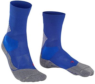 FALKE Unisex Socken 4 GRIP Stabilizing U So Funktionsmaterial für maximalen Speed 1 Paar, Blau Blue 6449, 44-45