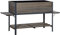 Outsunny Hochbeet Pflanzkasten mit 2 faltbaren Ablagen unterer Ablagefläche Blumenkasten Blumentopf Kräuterbeet Massivholz Hellgrau 140 x 46 x 75,5 cm