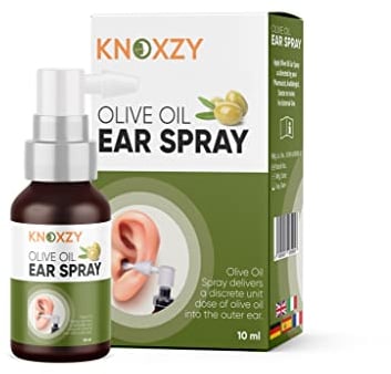 Knoxzy Olive Oil Ear Spray, Wax Removal Natural Spray for Infections & Pain Softener Relief Clinically Tested - 10 ml