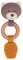 Sterntaler Baby Unisex Greifling Baby Strick Spielfigur Greifling Bär GOTS - Baby Greifling, Greiflinge für Babys - hellbraun
