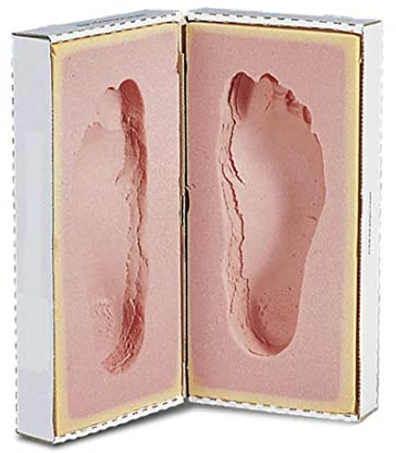 Langlauf Schuhbedarf Orthopädie Trittschaum - zum Abformen von Fuß- Hand- oder Pfotenabdrücken -Schaffen Sie schöne Erinnerungen - Baby Fußabdruck - Katze Pfotenabdruck Set - Personalisiertes Geschenk