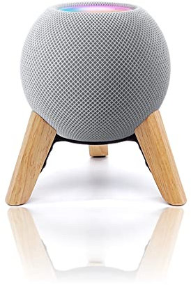 Counlisha OHEDMEH POPOH-70 - White Oak HomePod Mini Stand - Custom Fit - Brown - 3.3 inches