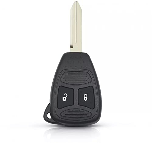 2 Boutons télécommande Voiture clé Coque Housse Fob Remplacement Accessoire pour Chrysler 300C PT Cruiser pour Jeep pour Dodge